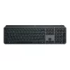 Logitech MX Keys S 920-011589 langaton täysikokoinen näppäimistö, Bluetooth LE / Logi Bolt, taustavalaistu, ladattava USB-C:llä, QWERTY US International, ranteentuella, grafiitti