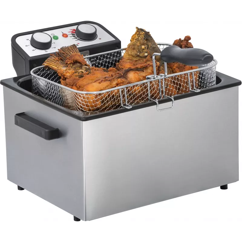 Friteerauskeitin Steba DF 300 Double 5 L 3000 W musta ruostumaton teräs