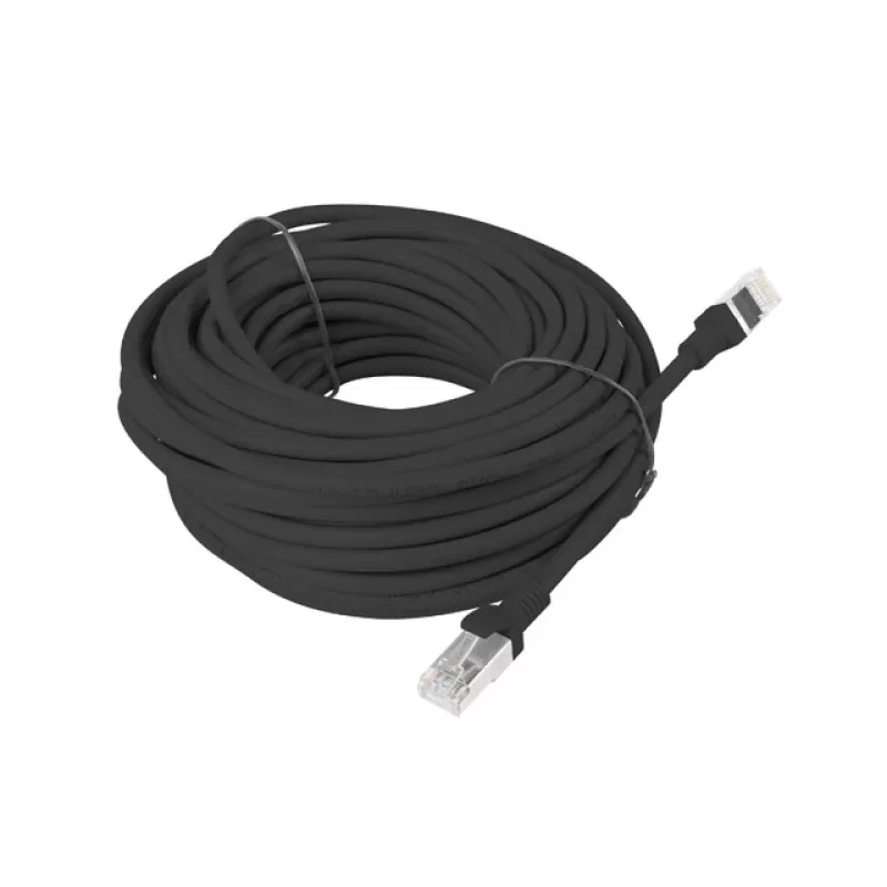 Verkkokaapeli LANBERG PCU6-10CC-1500-BK Cat6 U/UTP 15 m RJ-45 musta