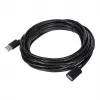 USB-jatkokaapeli Unitek Y‑C418GBK 5 m USB A - USB A USB 2.0, musta
