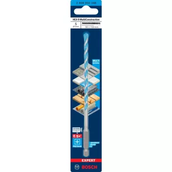 Expert HEX-9 Multi Construction betonipora Ø 5 mm 1 kpl (2608902348)