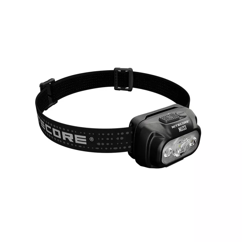 Nitecore NU33 NU-sarjan LED-otsalamppu, 700 lumenia, musta