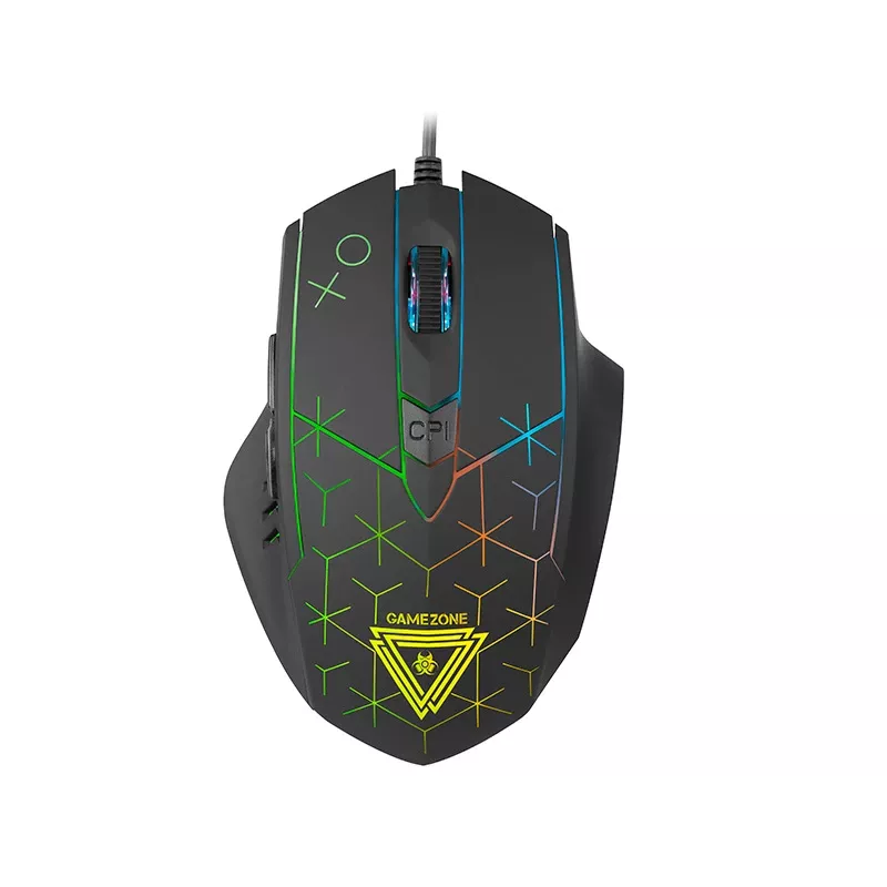 Tracer GAMEZONE XO - hiiri - USB - hiiri - optinen - 6 painiketta - musta