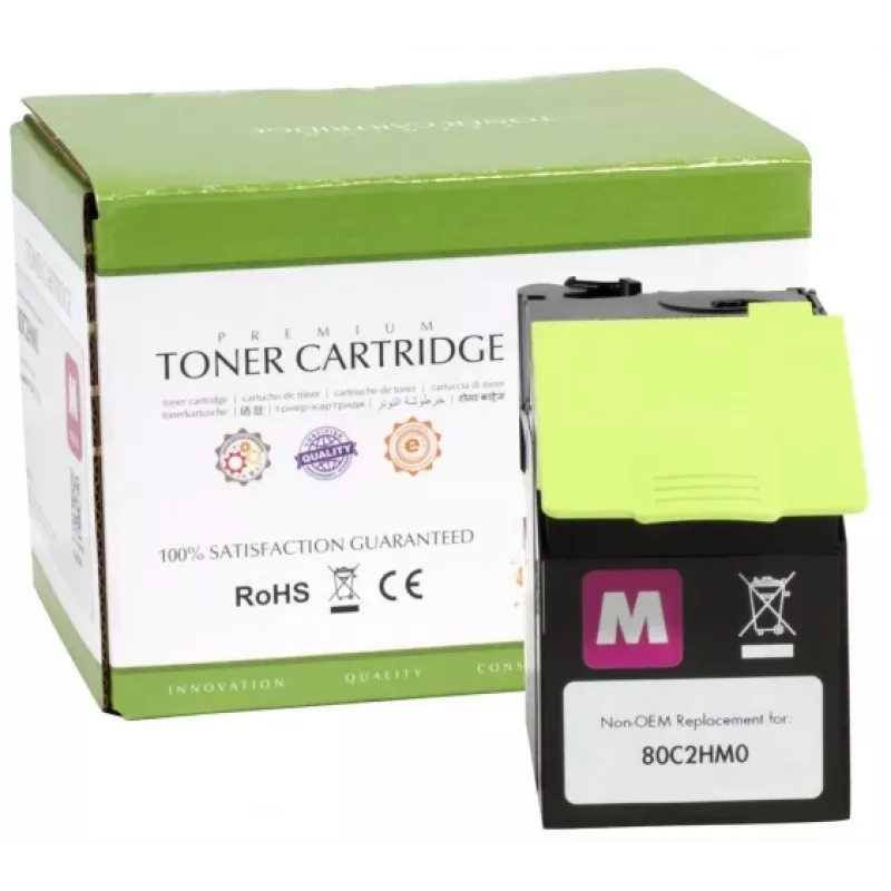 Yhteensopiva Static-Control Lexmark 802HM (80C2HM0), magenta, 3000 sivua