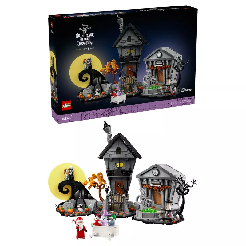 LEGO Ideas - Tim Burtonin Disney-elokuva Nightmare Before Christmas (21351)