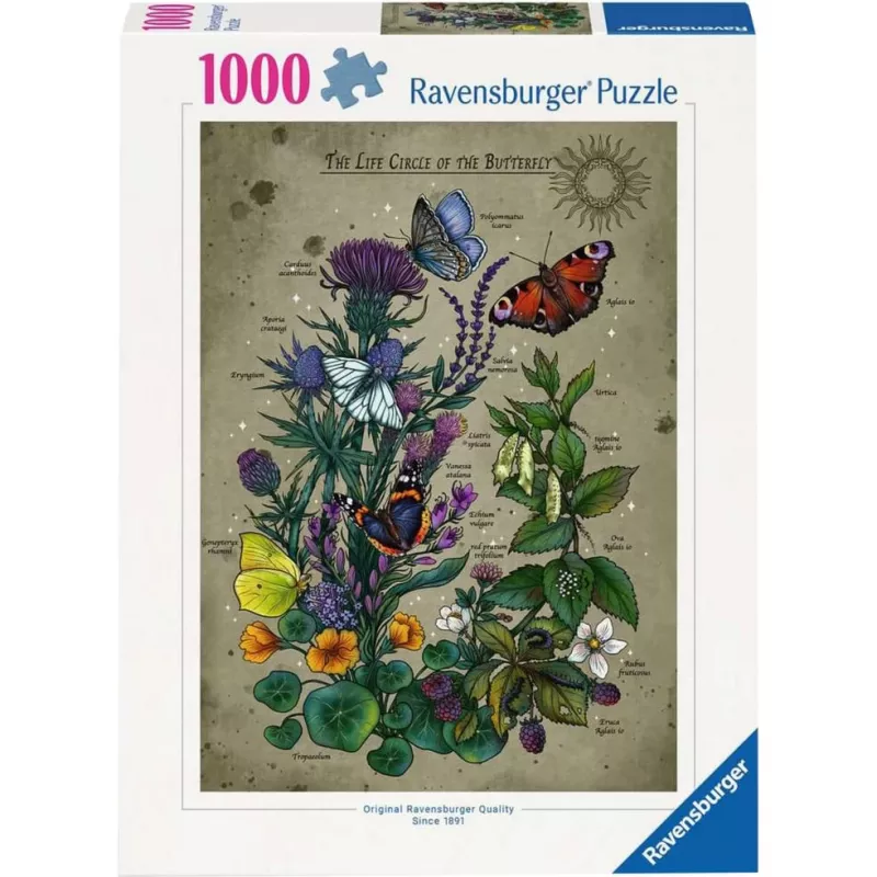 Ravensburger palapeli Circle of Life Butterfly 1000 palaa