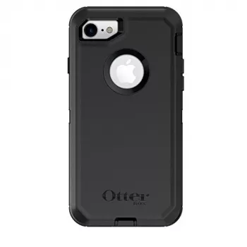 OtterBox Defender kotelo iPhone SE (3. ja 2. sukupolvi) ja iPhone 8/7 musta