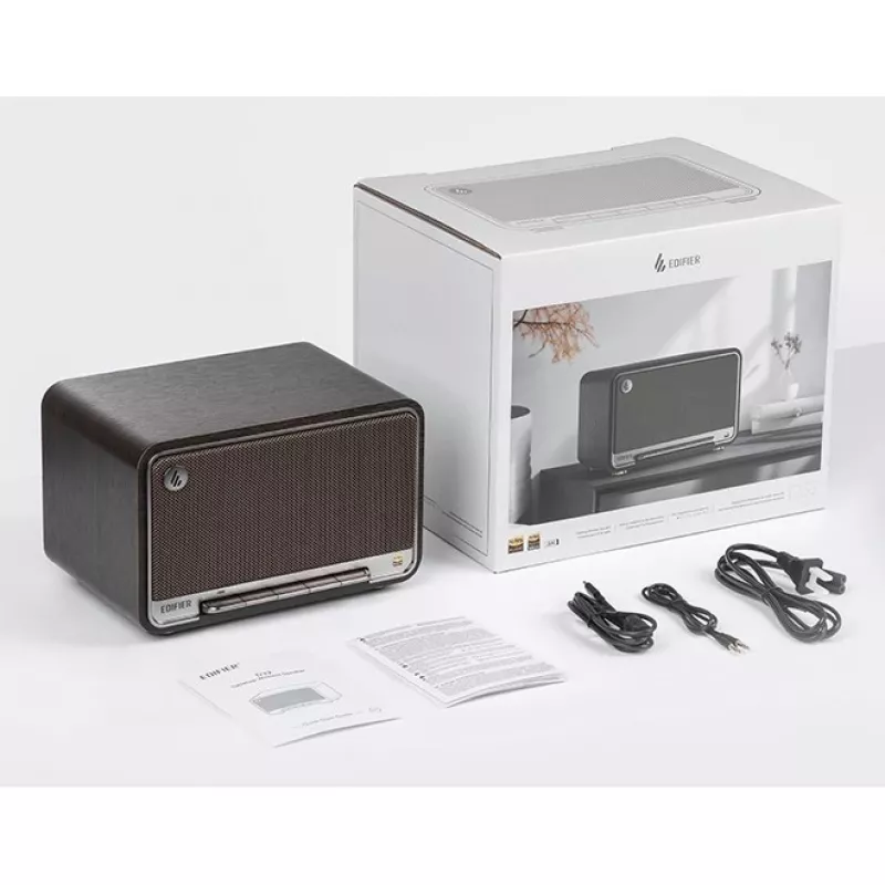 Edifier pöytäkaiutin langaton | D32 | 60 W | Bluetooth | musta Walnut | langaton yhteys