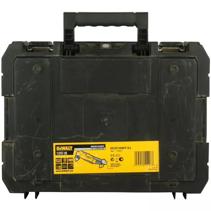 DeWALT DCD740NT-XJ porakone 2000 kierr./min pikaistukka 1,3 kg musta, keltainen