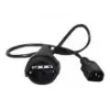 APC AP9880 virtakaapeli musta 0,6 m C14-liitin CEE7/7