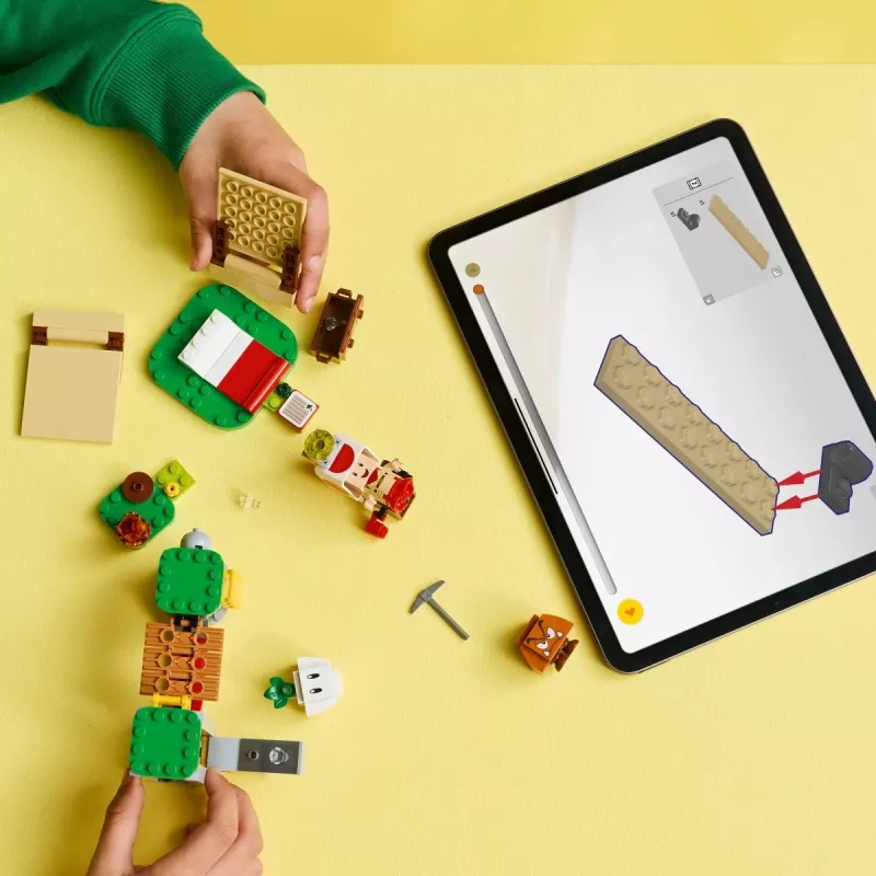 LEGO Captain Toadin leiri -sarja 72040 rakennuslelu, interaktiiviset Super Mario -toiminnot