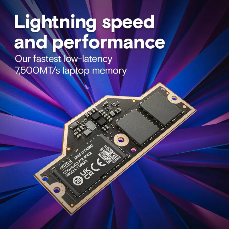 Muistimoduuli Crucial LPDDR5X 32GB 7500 MT/s