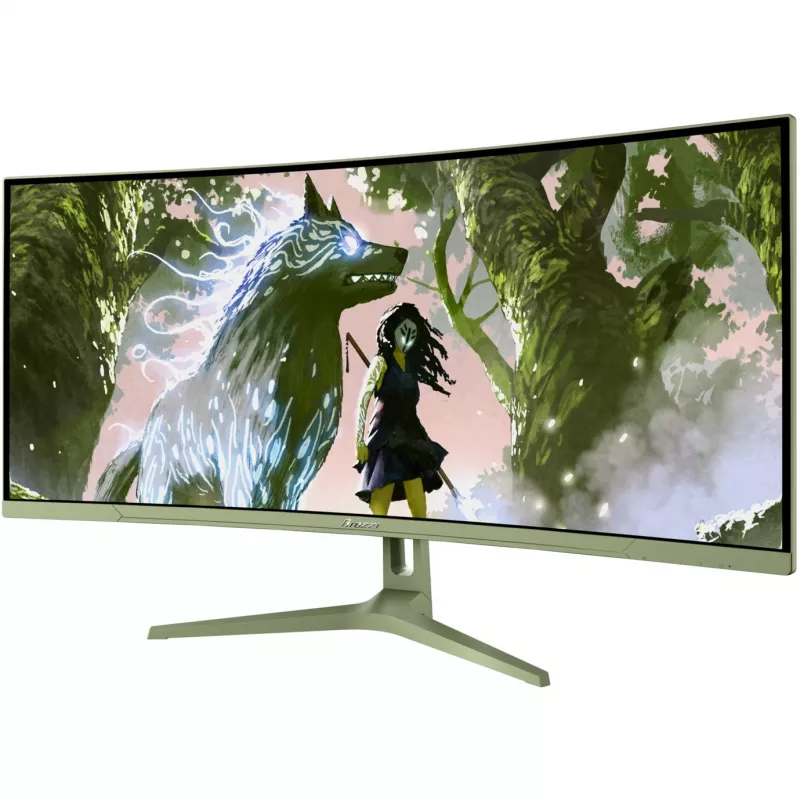 Kaareva tietokonenäyttö Arozzi Nova 34 inch (86,4 cm) 3440×1440 AZ-NO-34T2K165-FST vihreä