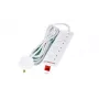 Microconnect MC-UKSURGESTRIP4-5M jatkojohto 4 AC-pistorasiaa sisäkäyttöön valkoinen