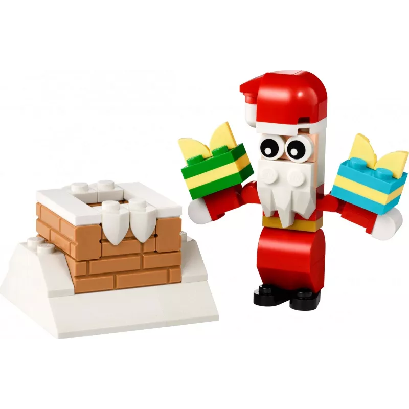 Rakennuslelu LEGO Santa's Chimney Polybag 30692 – mini joulurakennussetti