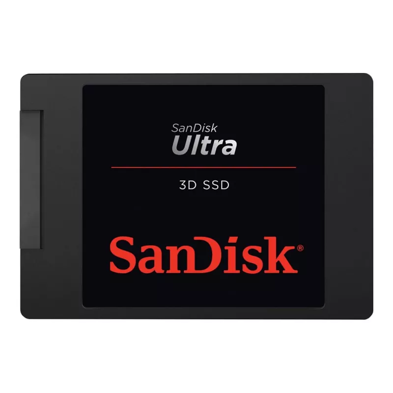 SanDisk Ultra 3D - SSD - 500 GB - sisäinen - 2,5 inch (6,4 cm) - SATA 6 Gbit/s (SDSSDH3-500G-G26)