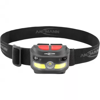 Otsalamppu Ansmann HD250RS musta COB LED 4W IP54