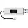 MediaRange SuperSpeed USB-muistitikku 8GB USB3.0 musta/hopea (MR914)