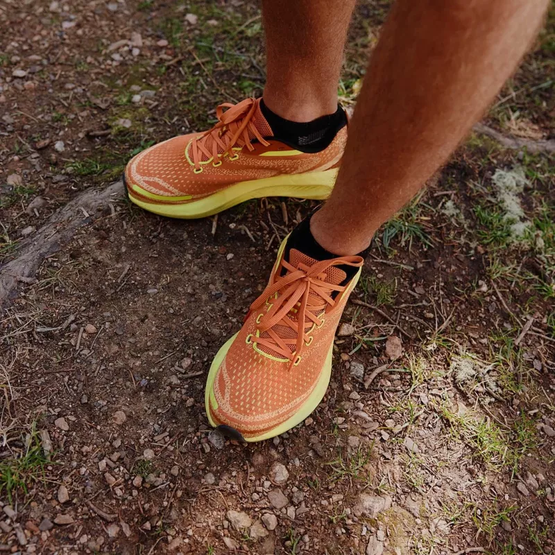 Trailrunning-kengät Merrell Morphlite - Melone/Hi-Viz