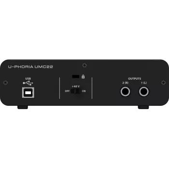 Behringer UMC22 täydentävä musiikkivaruste Concert/Studio etuvahvistin