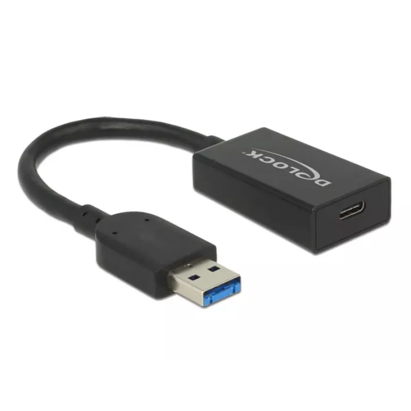 USB-kaapeli DeLOCK 65698 USB 3.2 Gen 2 0,15 m USB A USB C musta