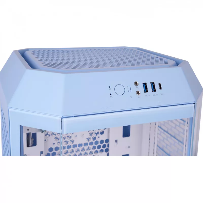 PC-kotelo Thermaltake The Tower 250 Hydrangea Blue Mini Tower
