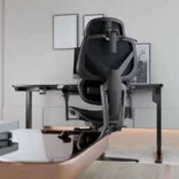 Pelituoli thunder x3 FLEX Pro Fabric harmaa — ergonominen kääntötuoli, säädettävät käsinojat ja kallistus
