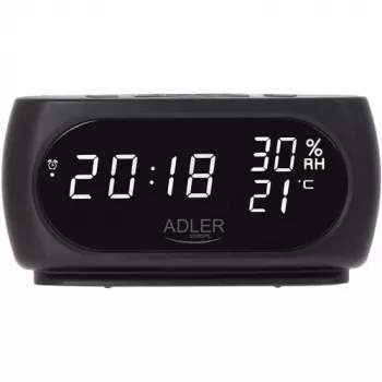 Adler AD 1186 herätyskello digitaalinen herätyskello musta