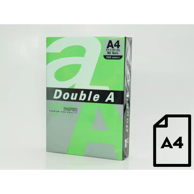 Väripaperi Double A, 80 g, A4, 500 arkkia, Parrot