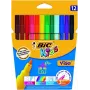 Ohutkärkikynä BIC Visa Multicolour 12 kpl