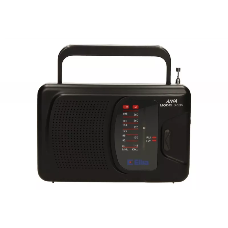 Radio verkko- ja paristokäyttö FM, LW Eltra Ania
