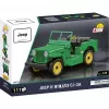 Cobi rakennuslelu Jeep Willys CJ-2A vihreä malli 24517 – palikkasarja