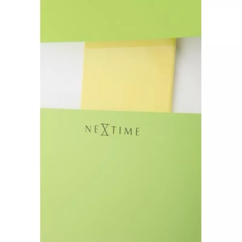 NeXtime seinäkello 2855gn Bold Stripes, 19 x 38 cm, seinäkello, vihreä