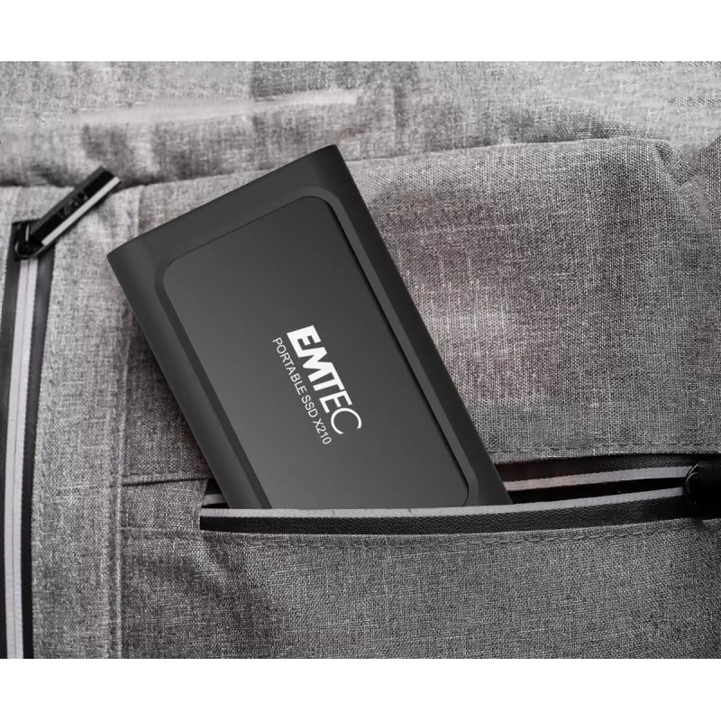 Emtec X210 ELITE 2 TB USB Type-C 3.2 Gen 2 (3.1 Gen 2) musta, punainen