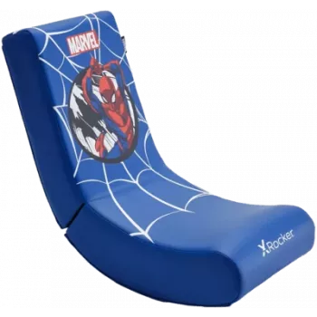 X Rocker Marvel Spider-Man pelituoli lattialle sininen