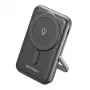 Varavirtalähde Vention 10000mAh Magnetic Wireless 20W, 1×USB-C, langaton lataus, musta