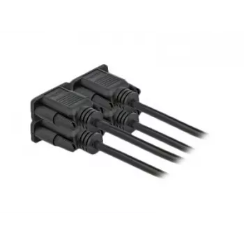 Sarjaporttikaapeli DeLOCK 86604 musta 10 m RS-232 Sub-D9
