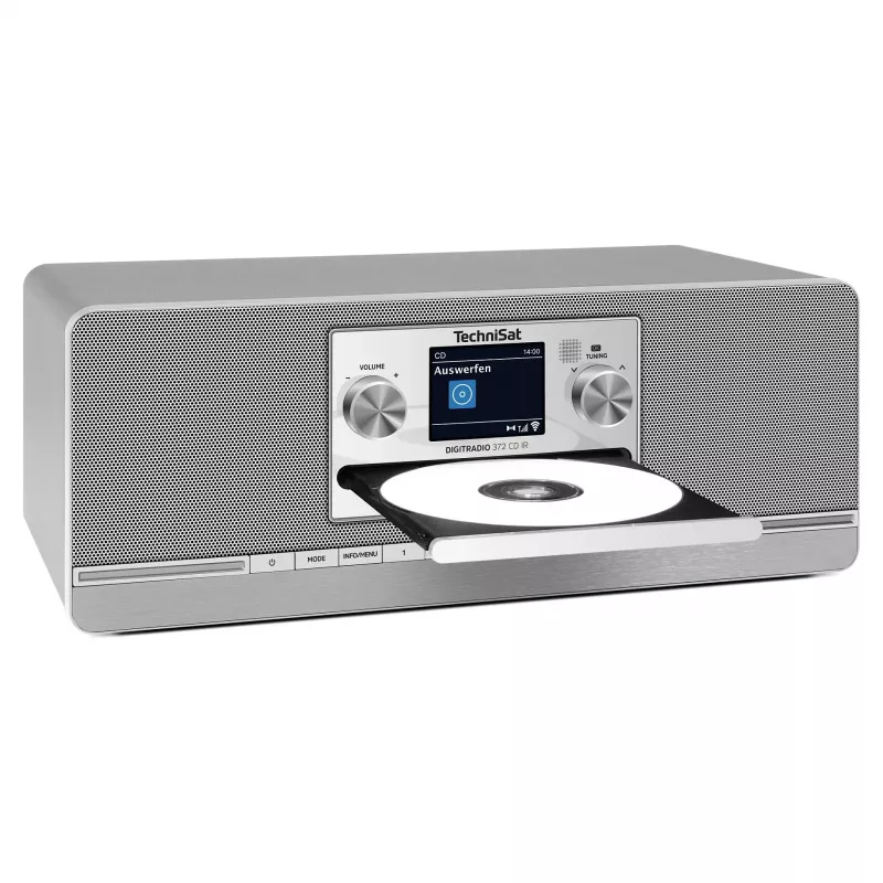 TechniSat DIGITRADIO 372 CD IR internet analoginen & digitaalinen antrasiitti, hopea