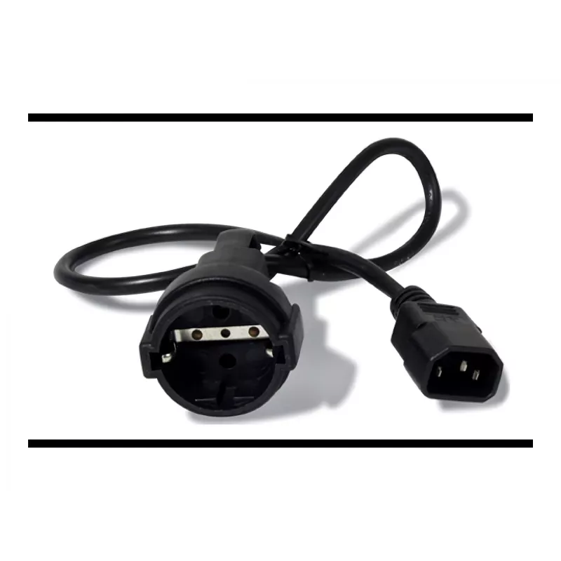 APC AP9880 virtakaapeli musta 0,6 m C14-liitin CEE7/7