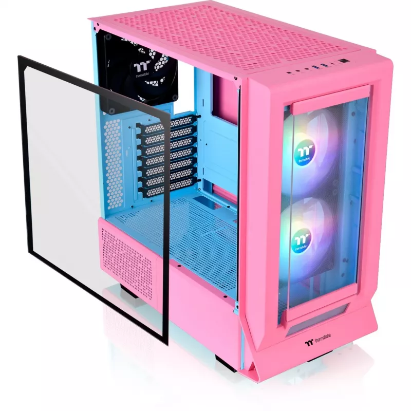 PC-kotelo Thermaltake Ceres 350 MX Midi Tower pinkki