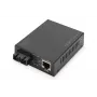 Digitus Gigabit-PoE-mediakonvertteri, RJ45 / SC, MM, PSE