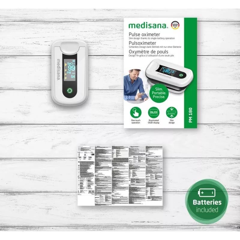 Medisana PM 180 -pulssioksimetri
