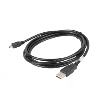 USB 2.0 -kaapeli Mini AM-BM5P 1,8 m musta