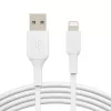 Belkin PVC USB-A - Lightning 2 m valkoinen