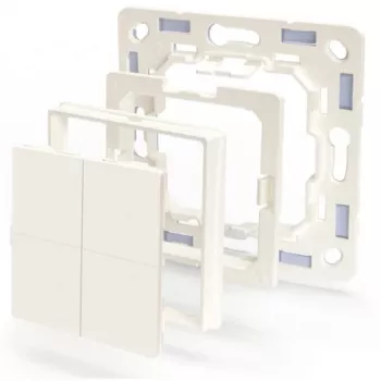 Shelly BLU Wall Switch 4 valokytkin muovi norsunluu ohjaustyyppi: painikkeet