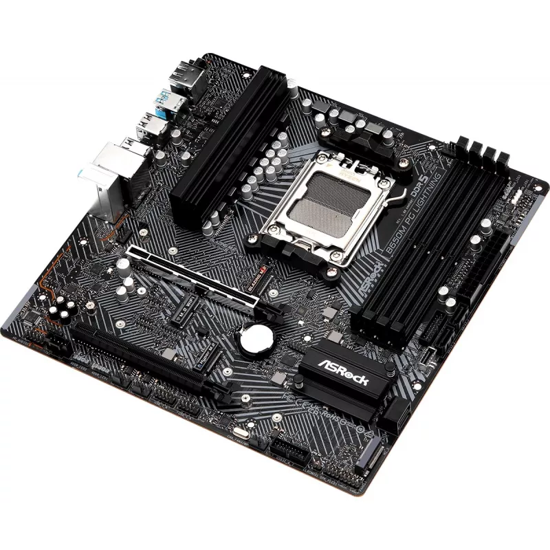 ASRock B650M PG Lightning AM5 Micro-ATX emolevy