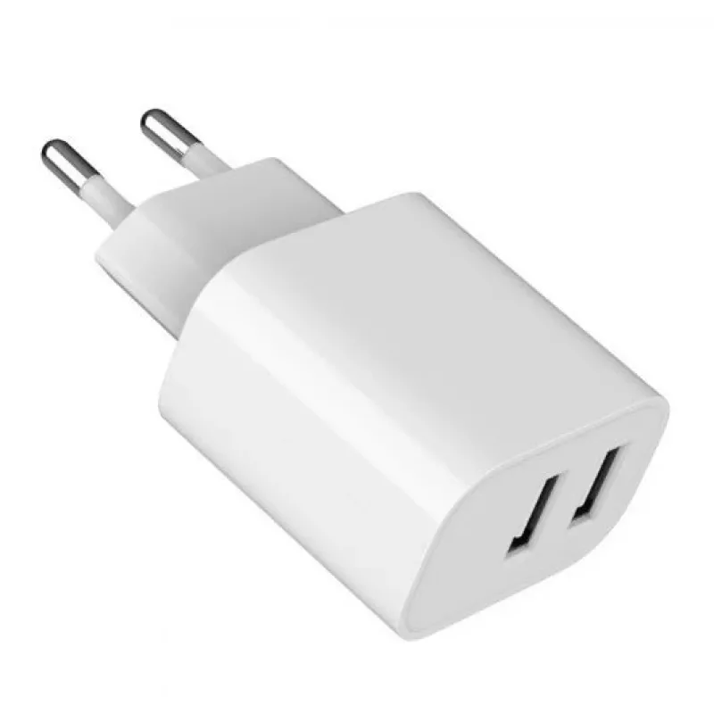 Laturi Gembird TA-UC-2A12-01 sisäkäyttöön AC 2.4A 2 USB valkoinen