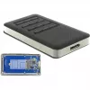 SSD-kotelo DELOCK 42594 musta hopea M.2