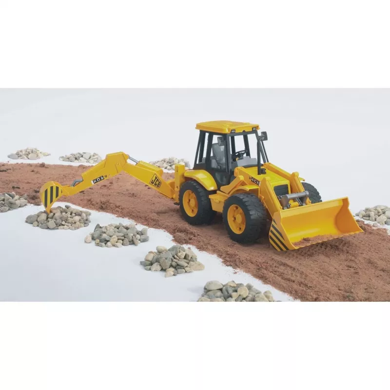 BRUDER JCB 4CX kaivinkone-traktorikaivuri