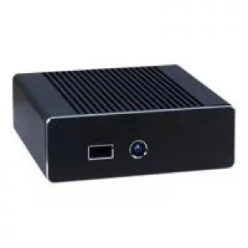 Inter-Tech IT-3900 NUC - ultrakompakti muototekijän kotelo - UCFF - virtalähde 60 wattia - musta (88881188)